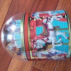 The Silver Crane Company Fun Fair Carousel Tin Music Box